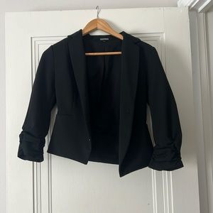 Black fitted blazer